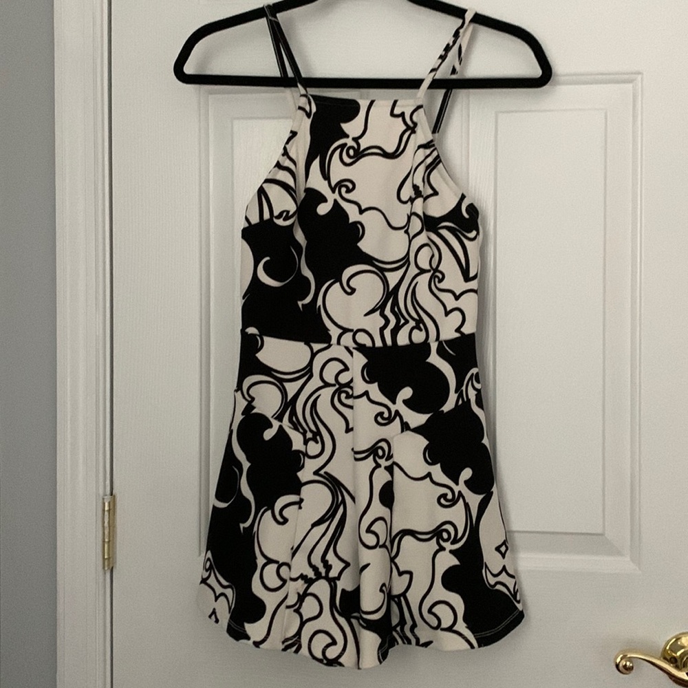 Topshop Abstract Romper